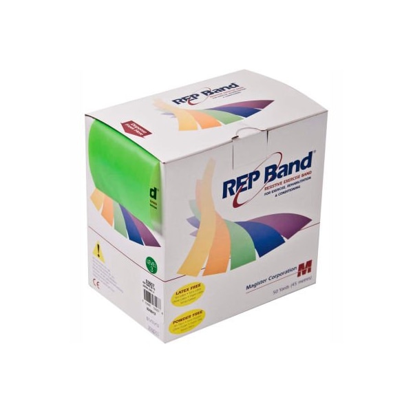 REP Band Latex Free Exercise Band, Lime, 50 Yard Roll/Box